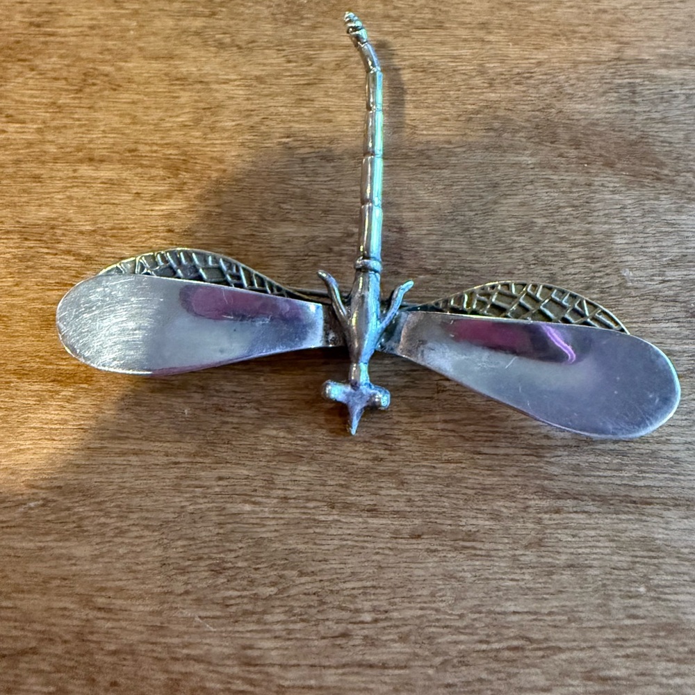 Silver Dragonfly Brooch